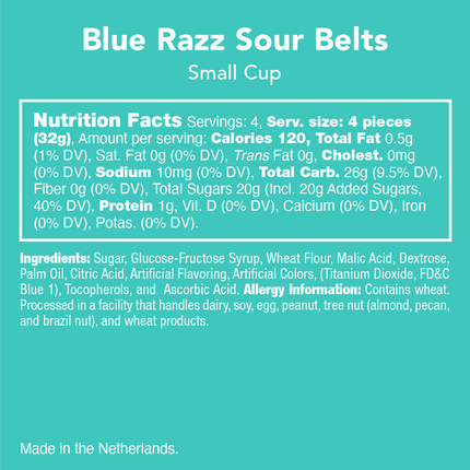 Blue Razz Sour Belts