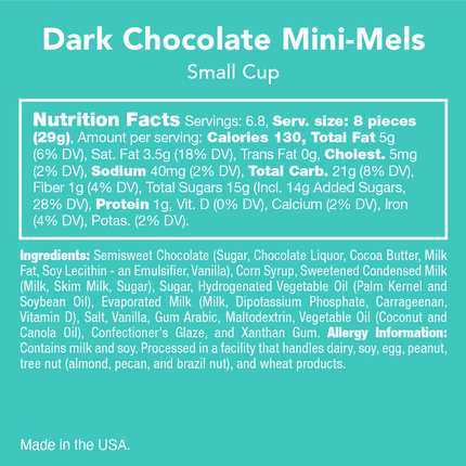 Dark Chocolate Mini-Mels