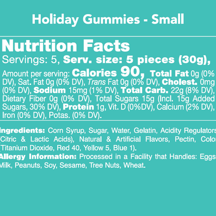 Holiday Gummies (Available to ship 10/15)