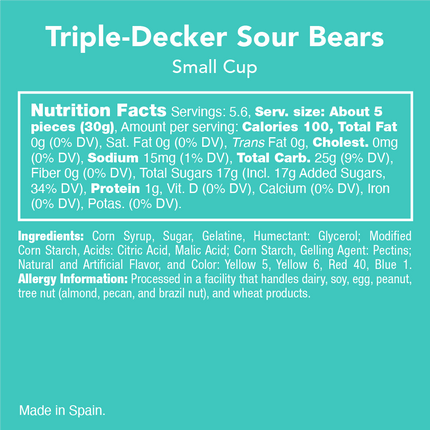 Triple-Decker Sour Bears