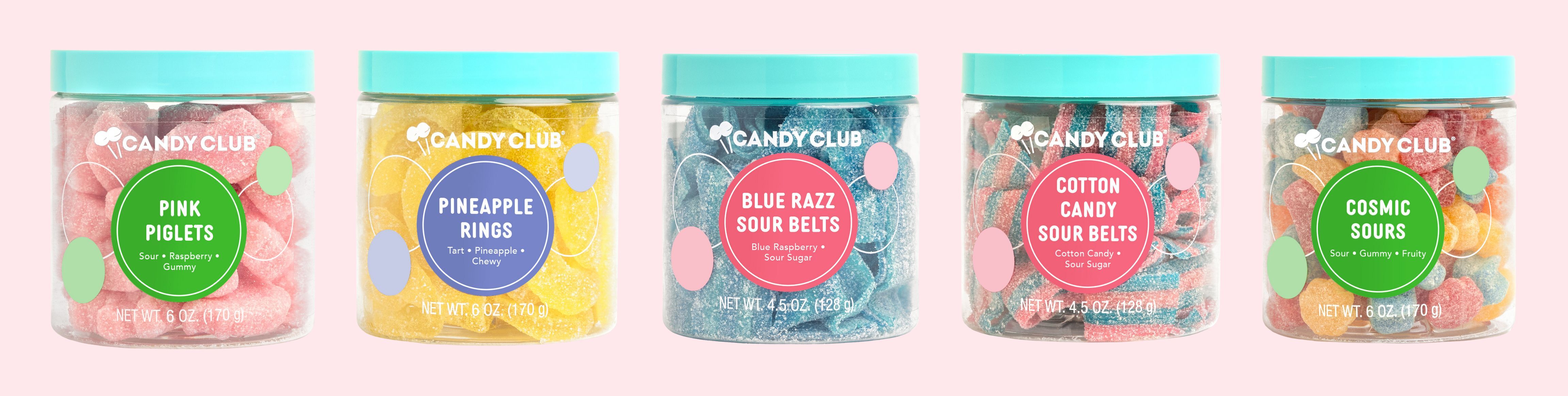 Candy Club Candy Jars